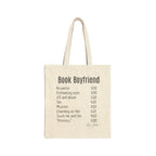 Book Boyfriend Tote Bag – Funny Literary Quote Canvas Shopper